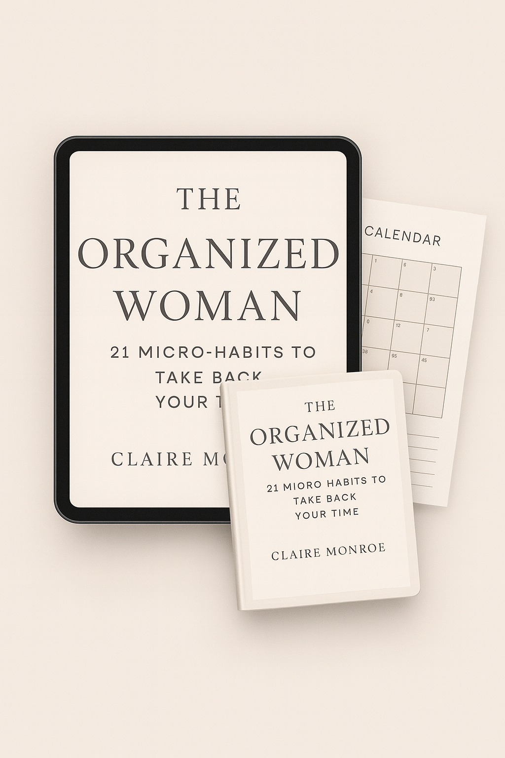 🧘‍♀️ The Organized Woman: 21 Micro-Habits to Take Back Your Time (Without Burning Out)